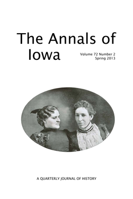 THE ANNALS of IOWA 72 (Spring 2013)