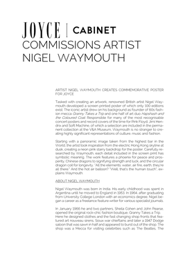 Commissions Artist Nigel Waymouth