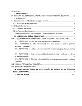 El Rol Del Estado Plurinacional Respecto a La Dimensión Y Las Perspectivas De La Economía Social