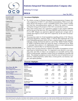 Emirates Integrated Telecommunications Company (Du)