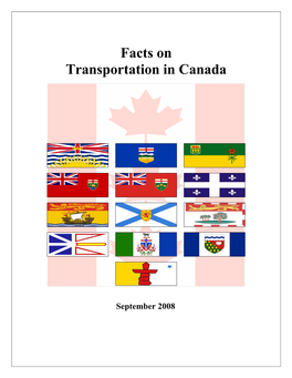 Facts on Transportation in Canada