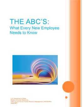 The Abcs: What Every New Employee Needs to Know