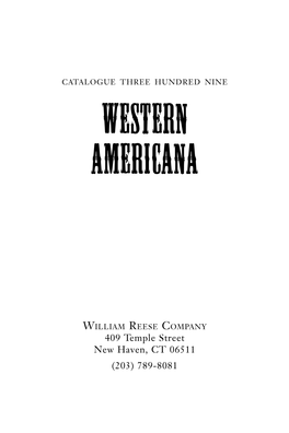 Western Americana