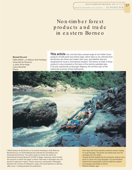 Non-Timber Forest Products and Trade in Eastern Borneo