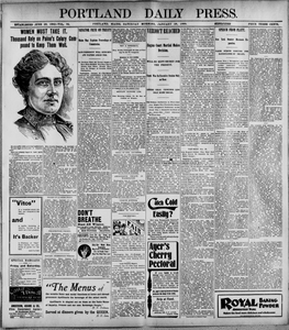 Portland Daily Press: January 28, 1899