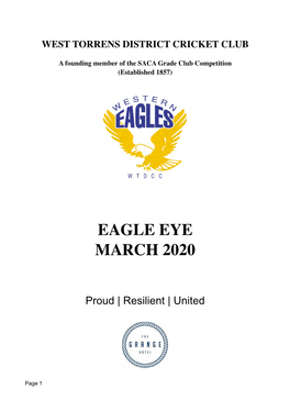 Eagle Eye March 2020