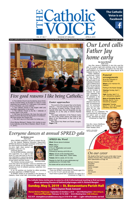 Our Lord Calls Father Jay Home Early by Carrie Mcclish Staff Writer Very Rev