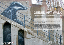 Guided Art Walk the Subtopia Outdoor Gallery