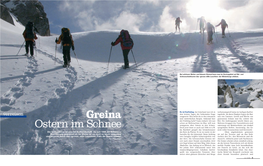 Greina Ostern Im Schnee