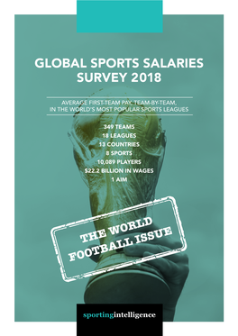 Global Sports Salaries Survey 2018