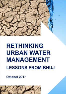 Rethinking Urban Water Management Lessons from Bhuj