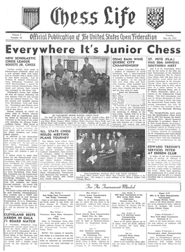 Everywhere It's Junior Chess NEW SCHOLASTIC ~~ OSIAS BAIN WINS ST