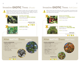 Greener Choices: Alternatives to Invasive-Exotic