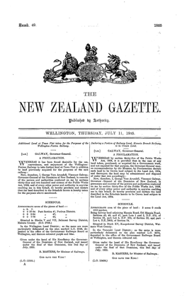 New Zealand Gazette