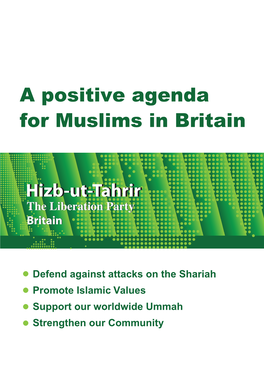 A Positive Agenda for Muslims in Britain