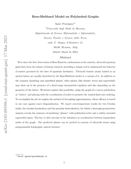 Arxiv:2103.09599V1 [Cond-Mat.Quant-Gas] 17 Mar 2021