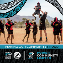 Power Community Limited 1 the Port Adelaide Football Club Acknowledges the Land on Which We Train and Play, Are Based on the Traditional Lands of the Kaurna People