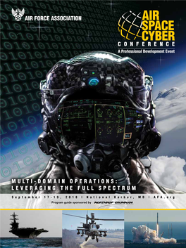 2018 Air, Space & Cyber Program Guide