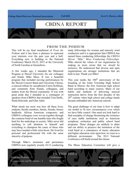 Report Fall 2012