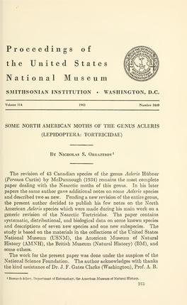 Proceedings of the United States National Museum