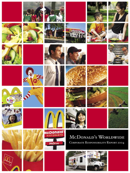 Mcdonald's Worldwide Supply Chain Management