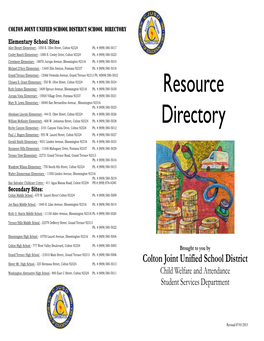 Community Resource Directory