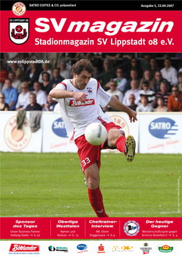 Svmagazin 2007/2008 Ausgabe 5