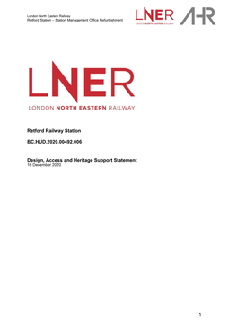 1 Retford Railway Station BC.HUD.2020.00492.006 Design, Access