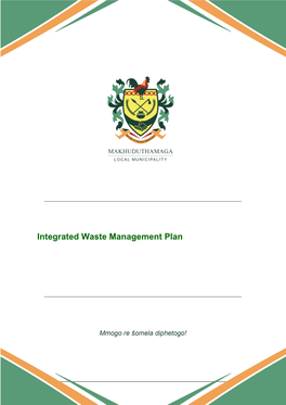 Integrated Waste Management Plan