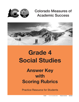 Social Studies Grade 4