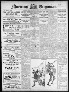 Cast Iron Scrap Attention Is Called to the Fact That Thfe 3? Gold Coinage Country En- of the Is' Now CONTENTS of TODAY's PAPER