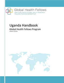 Uganda Handbook Global Health Fellows Program Updated: 4/2/2015