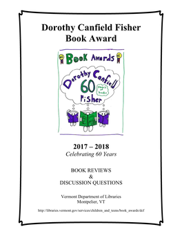 Dorothy Canfield Fisher Book Award