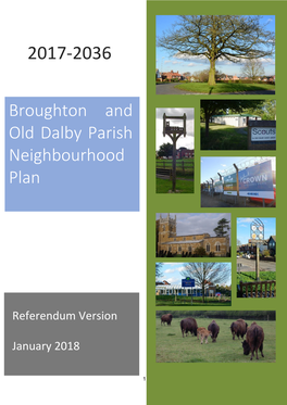 Broughton and Old Dalby Parish Neighbourhood Plan