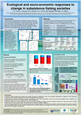 Ecological and Socio-Economic Responses to Change in Subsistence Fishing Societies R