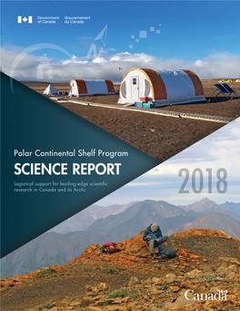 Polar Continental Shelf Program – Science Report 2018 – Logistical