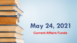 Current Affairs MCQ March 02, 2021 for BANK , SSC , Railway , State Exams Presented by Abhishek Sharma Current Affairs Funda