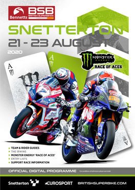 Snetterton 21 - 23 August 2020