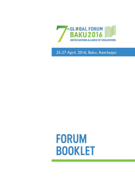 Forum Booklet