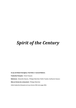 Spirit of the Century
