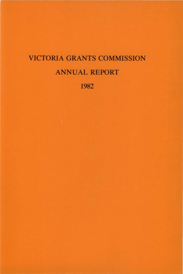 Victoria Grants Commission Annual Report