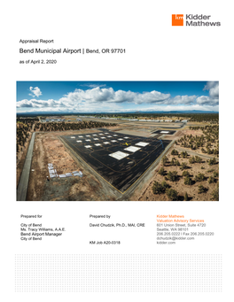 Bend Municipal Airport | Bend, OR 97701 As of April 2, 2020
