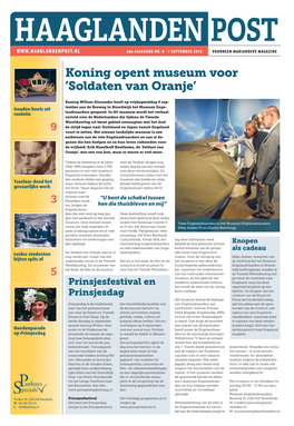 Koning Opent Museum Voor ’Soldaten Van Oranje’