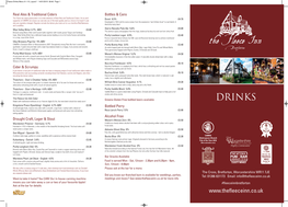 Drinks Menu 9-1-19 Layout 1 14/01/2019 08:40 Page 1