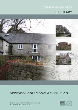 St. Hilary Conservation Area Appraisal and Management Plan