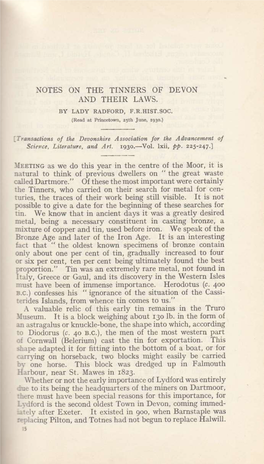 AND Thtrir LAWS. by LADY RADFORD, F.R.HIST.SOC