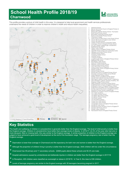 Charnwood School Health Profile 2018/19