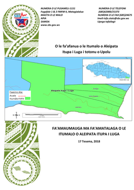 Aleipata Itupa I Luga I Totonu O Upolu