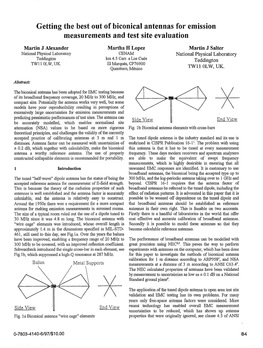 Getting the Best out of Biconical Antennas for Emission