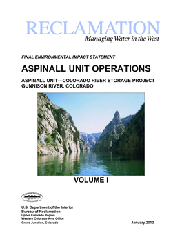 Aspinall Unit Operations